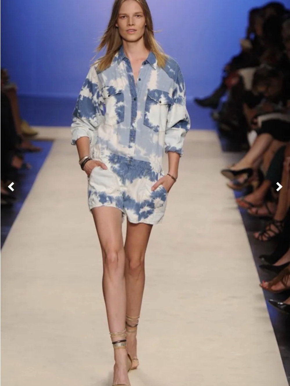 Isabel Marant runway SS2012 tie dye romper